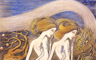 Women in a Garden