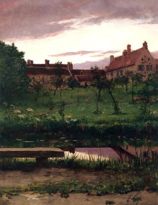 Evening at Grez, France