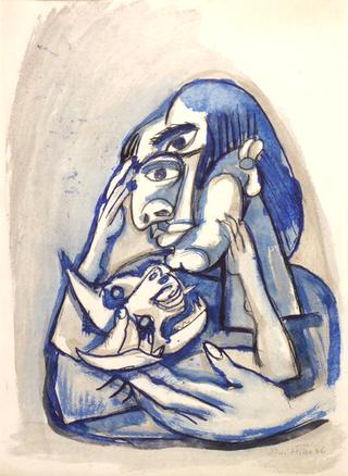 A Woman with a Little Dog - A Pet