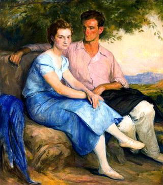 Retrato de Concepción y Ramón