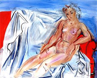 Nude with Couch