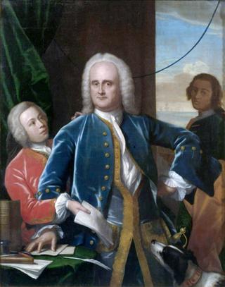 Jan Albert Sichterman with his son Jan Albert