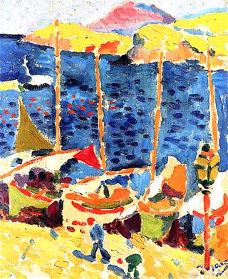Boats in the Port of Collioure