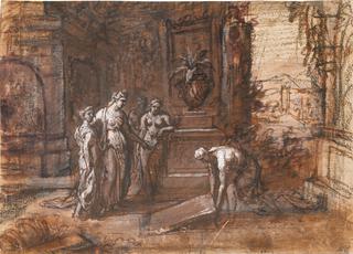 Theseus Finding his Father's Sword