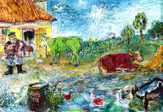 Barnyard Scene