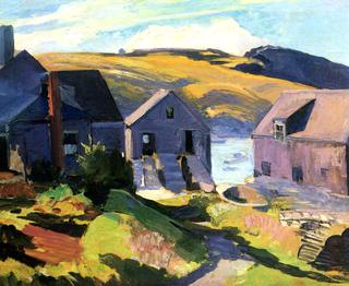 Fish Houses, Monhegan