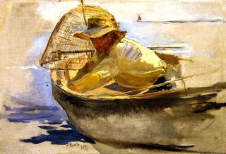 The Return from Fishing (study)