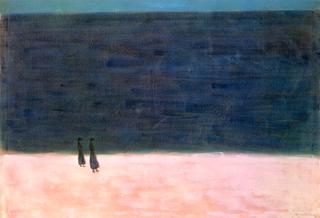 Walkers by the Sea