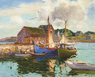 Harbor Reflection Rockport, Massachusetts