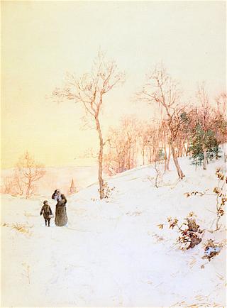 Back from Church in Winter