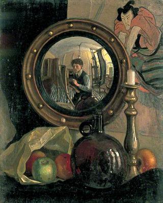 自画像静物画