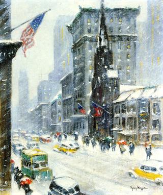 Fifth Avenue Storm at Fifty-Fifth Street
