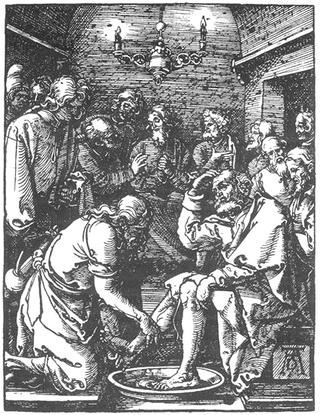 Small Passion: 9. Christ Washing Peter's Feet