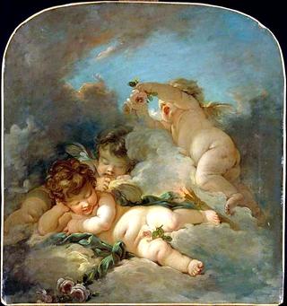 Putti Sleeping