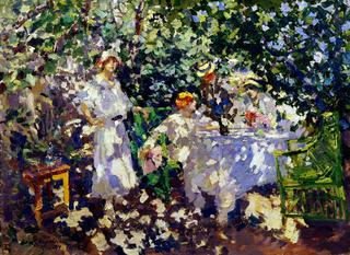 In the Garden. Gurzuf