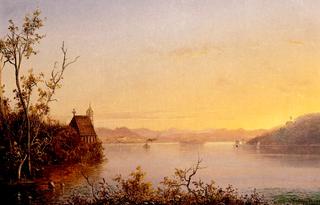 Sunset over the Lake