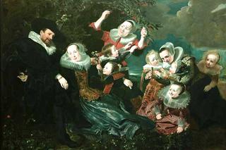 保卢斯范贝雷斯廷和他的妻子卡塔琳娜都带着他们的孩子和仆人