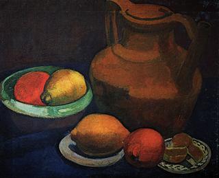 Still Life with clay pitcher