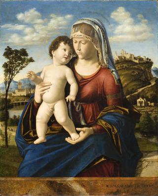 Madonna and Child in a Landscape