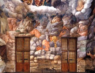 Sala dei巨人景观（东墙）