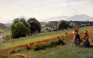 Mornex (Haute-Savoie) - Au fond, le mole