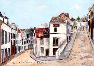The Rue de l'Eperon and Rue de la Coutellerie in Pontoise (Val-d'Oise0