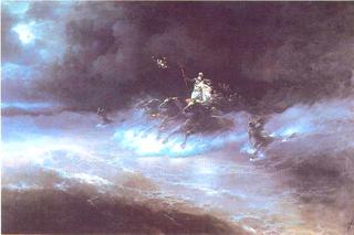 Travel of Poseidon by sea