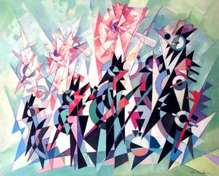 Cubo-Futurist Composition