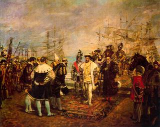 Landing of Francis I in the port of Valencia