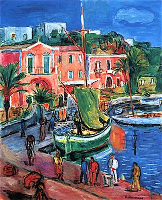 Part of the Harbor at Porto d'Ischia