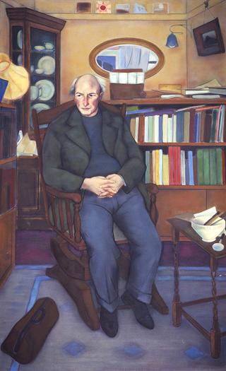 Robert Garioch Sutherland, 1909 - 1981. Poet (In his Study)