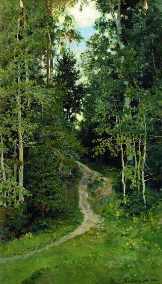 Aspens in Abramtsevo