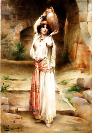 Woman Carying Water