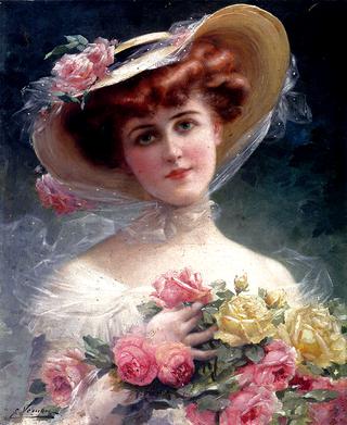 Beauty with Flowers