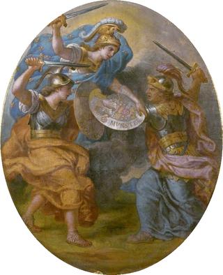 镜子大厅03-荷兰，对着明斯特主教，1665年