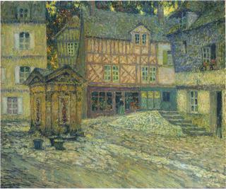 Place de Puits en Honfleur