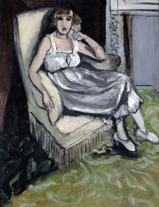 A Woman Seated in an Armchair