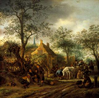 Travellers at an Inn