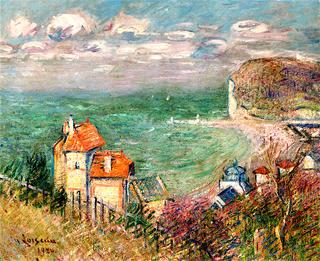 Houses at the Foot of the Cliffs, Fécamp
