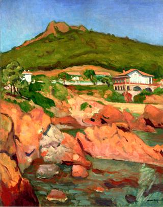 View of Agay, the Red Rocks