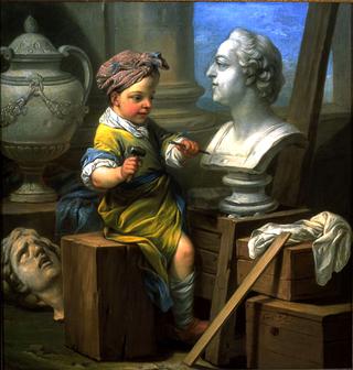 Allegories of the Fine Arts as Children - Sculpture