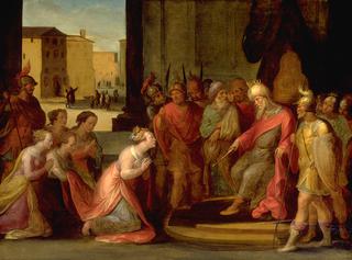 Queen Esther before King Ahasuerus