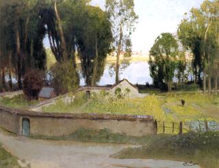 Landscape near Fontainebleau