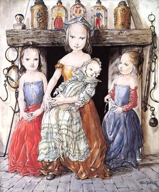 Children with Doll