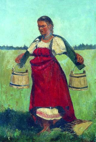 Peasant Woman with Buckets
