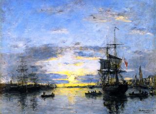 Le Havre, The Outer Harbor at Sunset
