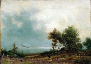 Landscape. Grey Morning