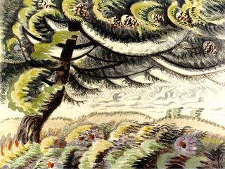 Hemlock in Wind