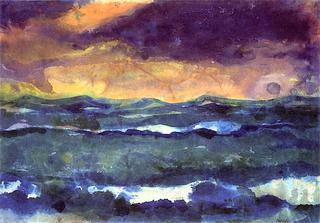 Sea and Evening Sky