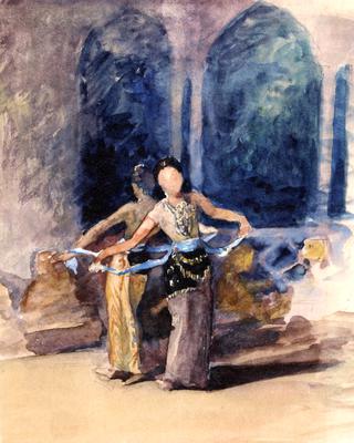 Village Dancing Girls at Garoet in the Preanger Regency, Java